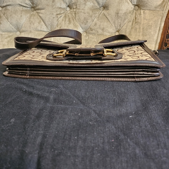 RARE AUTHENTIC Vintage Celine Tripple horsebit logo . - Picture 9 of 13